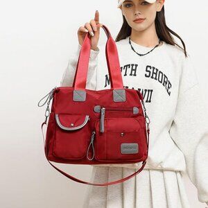 Tote Bag for Women; Multi Pockets Shoulder Handbag